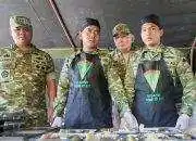Pastikan Kesiapan Prajurit, Wapang TNI Bersama Menhan Tinjau Marshalling Area Yonif TP 937/Satria Kalijaga