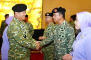 Irjen TNI Pimpin Laporan Korps Kenaikan Pangkat 105 Pati TNI
