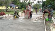 TMMD Ke-129 Hari Kedua TA 2026 Pembuatan Jalan Cor di Kampung Sesor, Tingkatkan Akses dan Kesejahteraan Masyarakat