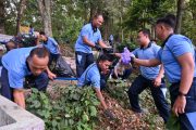 Aksi Peduli Lingkungan, Lanud Iswahjudi Bersihkan Telaga Sarangan