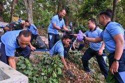 Aksi Peduli Lingkungan, Lanud Iswahjudi Bersihkan Telaga Sarangan