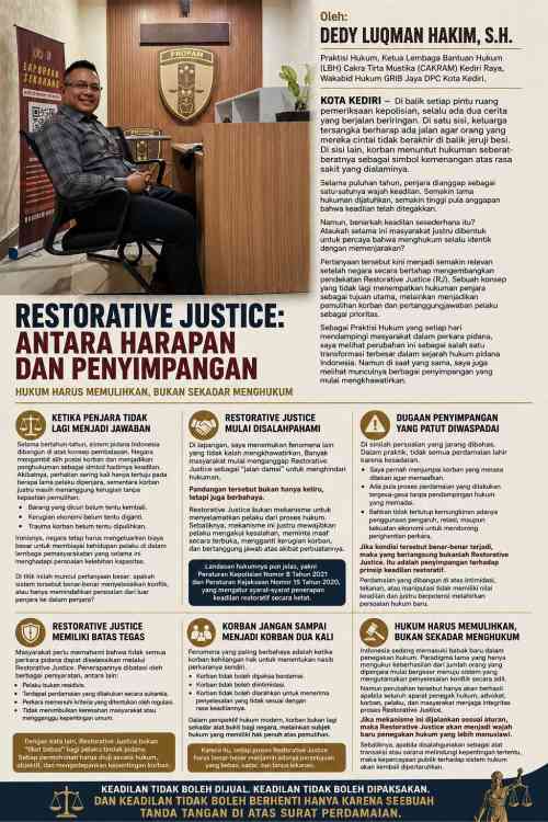 Di Balik Surat Perdamaian: Dugaan Intimidasi dalam Praktik Restorative Justice Mulai Disorot