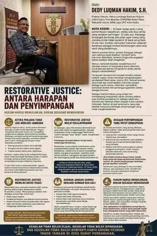Di Balik Surat Perdamaian: Dugaan Intimidasi dalam Praktik Restorative Justice Mulai Disorot