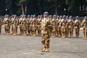 Panglima TNI Sambut Kepulangan Satgas Kizi TNI Kontingen Garuda XX-V MONUSCO