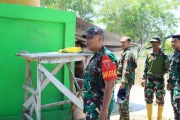 Pastikan Seluruh Sasaran Rampung Tepat Waktu, Dansatgas TMMD ke-129 Kodim 1505/Tidore Awasi Langsung Progres Pembangunan