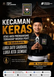 Kecaman Keras PSHT atas Aksi Premanisme di Surabaya: Luka Satu Saudara, Luka Kami Semua   