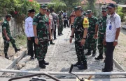 Ditinjau Tim Wasev Ster TNI, Pelaksanaan TMMD 129 di Kesongo Bojonegoro Panen Pujian