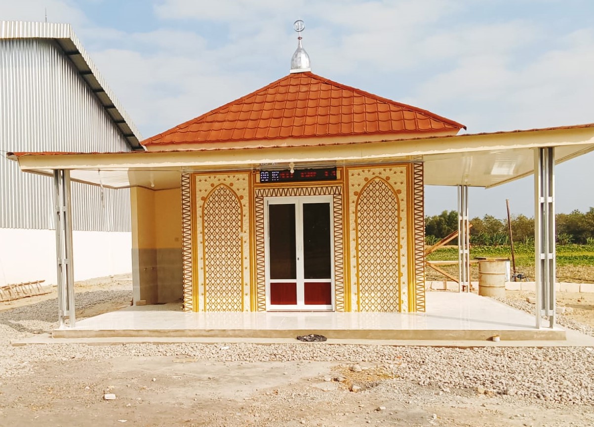 Rampung 100 Persen! Musholla Rest Area Kesongo Hasil Over Prestasi TMMD 129 Bojonegoro Kini Siap Digunakan