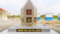 Tugu TMMD 129 Bojonegoro Kokoh Berdiri di Rest Area Terpadu Desa Kesongo Tugu TMMD 129 Bojonegoro Kokoh Berdiri di Rest Area Terpadu Desa Kesongo