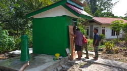 Rehab MCK Hampir Rampung, Satgas TMMD Ke-129 Kodim 1807/Sorong Selatan Tingkatkan Kualitas Sanitasi Warga Kampung Sesor