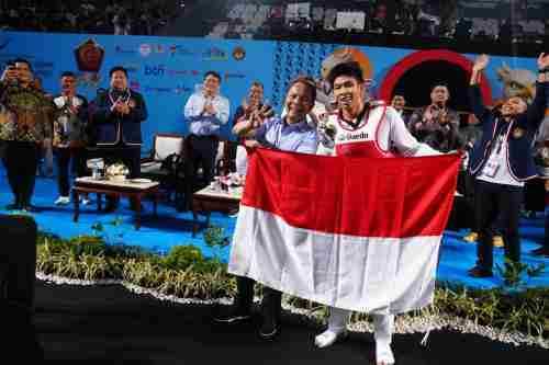 Serda Muhammad Raihan Fadhila Raih Emas pada 8th Asian Taekwondo Indonesia Open Championship 2026
