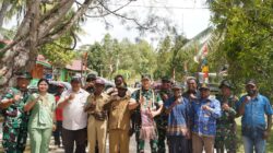 Danrem 181/PVT Bersama Forkopimda Tinjau Hasil TMMD Ke-129, Pastikan Pembangunan di Kampung Sesor Berikan Manfaat Nyata