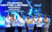Panglima TNI Hadiri  Peluncurkan Motor Listrik Nasional oleh Presiden RI