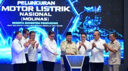 Panglima TNI Hadiri  Peluncurkan Motor Listrik Nasional oleh Presiden RI
