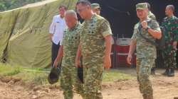 Wapang TNI Tinjau Karya Bakti, Pembangunan KDKMP dan Yonif TP 842/Badak Sakti di Pandeglang