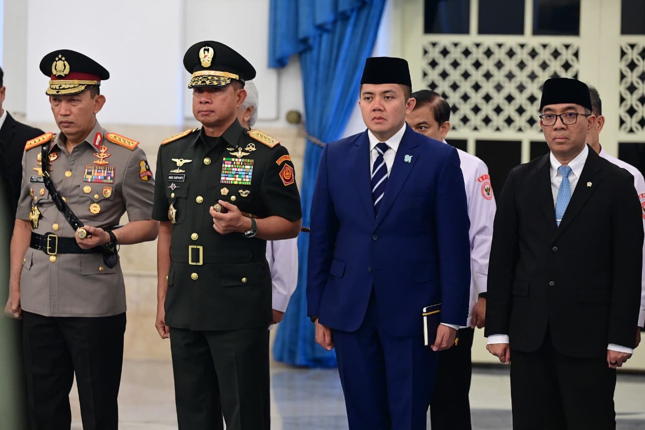 Panglima TNI Hadiri Pengukuhan Paskibraka Tingkat Pusat Tahun 2026