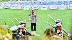 Panglima TNI Hadiri Upacara Penurunan Bendera Sang Merah Putih di Istana Merdeka