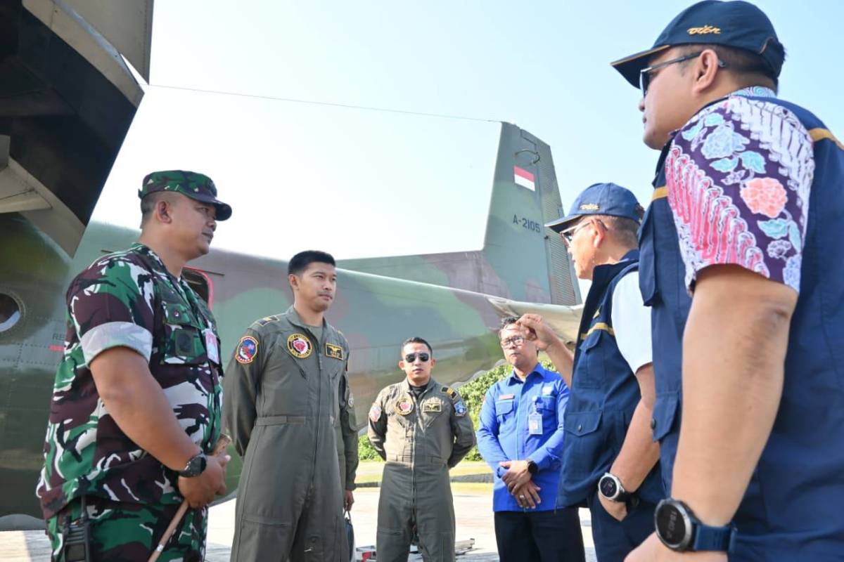 TNI Kerahkan 3 Pesawat Bantu Modifikasi Cuaca untuk Penanganan Karhutla di Kalimantan