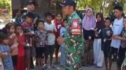 Prajurit  Korem 161/Wira Sakti  Hadirkan Keceriaan bagi Anak-Anak Terdampak Gempa NTT