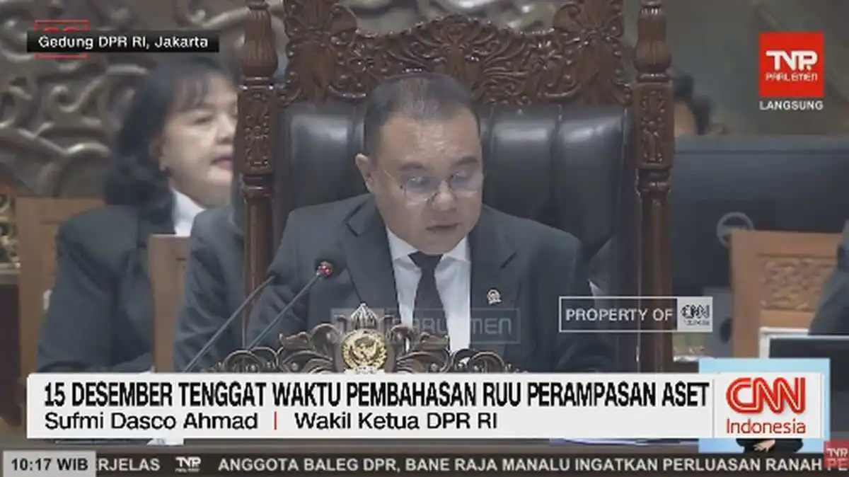Rencana Pembahasan RUU Perampasan Aset