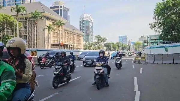 Arus Lalu Lintas Jakarta Pasca Demonstrasi