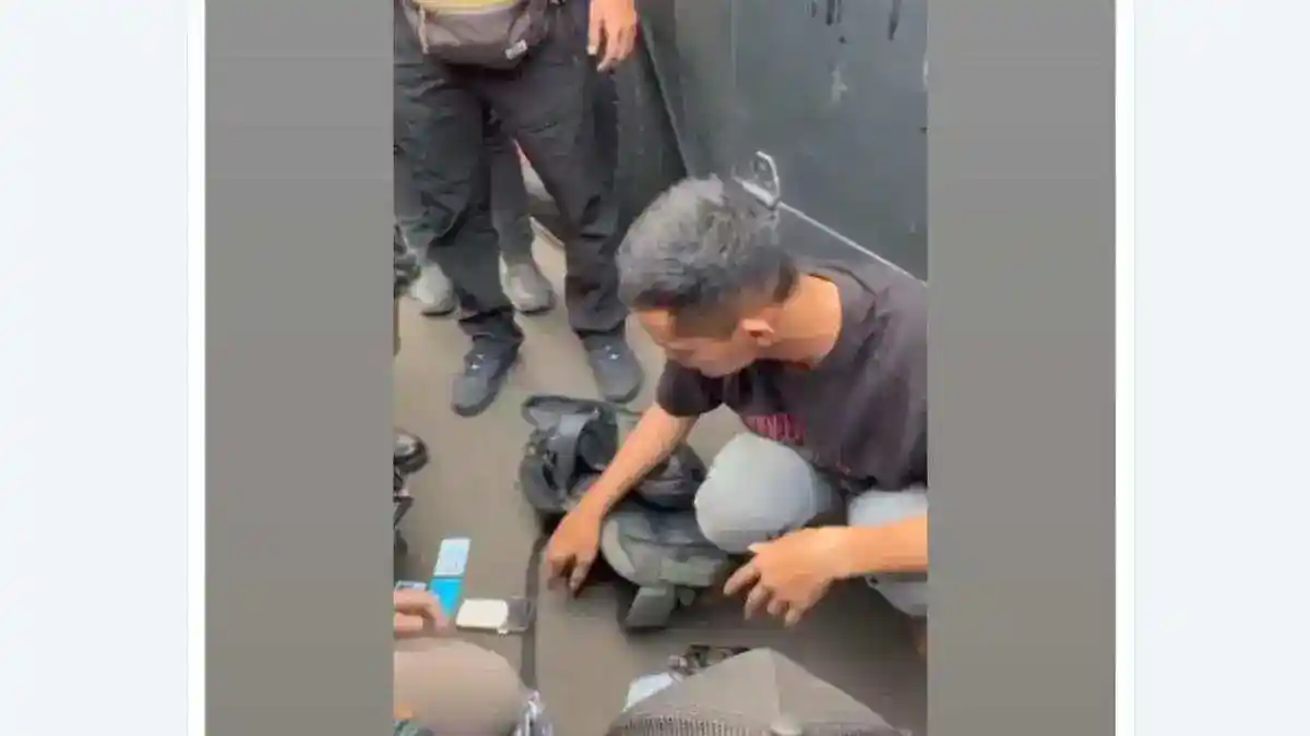 Kesalahpahaman dalam Interogasi Pria saat Demo di Jakarta