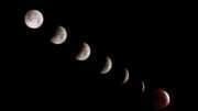 Pesona Gerhana Sebagian Blood Moon di Berbagai Belahan Dunia