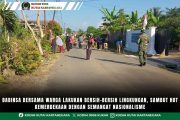 Babinsa Bersama Warga Lakukan Bersih-Bersih Lingkungan, Sambut HUT Kemerdekaan dengan Semangat Nasionalisme
