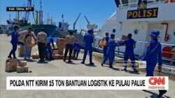 Bantuan Kemanusiaan Polda NTT ke Pulau Palue