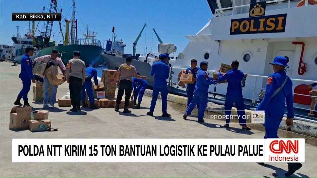Bantuan Kemanusiaan Polda NTT ke Pulau Palue Bantuan Kemanusiaan Polda NTT ke Pulau Palue