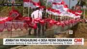 Jembatan Penghubung Empat Desa di Kabupaten Garut Resmi Digunakan