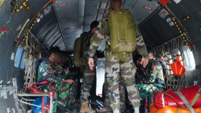 Prajurit SOF TNI dan US Army Sukses Laksanakan Infiltrasi Udara Dalam Latihan Super Garuda Shield 2026