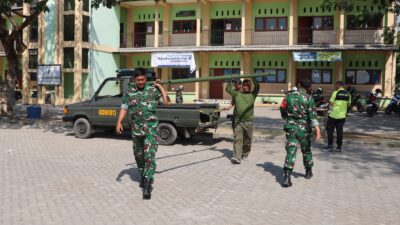 Dari Pesantren untuk Ibu Pertiwi: Kodim 0813 Bojonegoro Bangun Sarana Olahraga Militer, Siapkan Santri Jadi Prajurit TNI