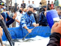 Gunakan Cairan Khusus, Metode Undercooling Dikerahkan; Gubernur, Danlanud, dan Forkopimda Kalsel Bersinergi di Titik Api Atasi Karhutla