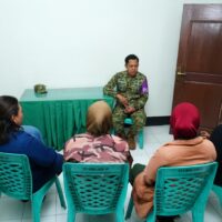 Puspsi TNI Berikan Trauma Healing bagi Relawan TNI dan Persit Penyintas Gempa NTT