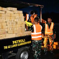 Tak Hanya Logistik, Hercules TNI AU Bawa Dukungan Kesehatan dan Peralatan Untuk Menopang Perjuangan Pasukan Karhutla Kalsel