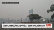 Asap Pekat Menghampiri Palangka Raya Akibat Karhutla