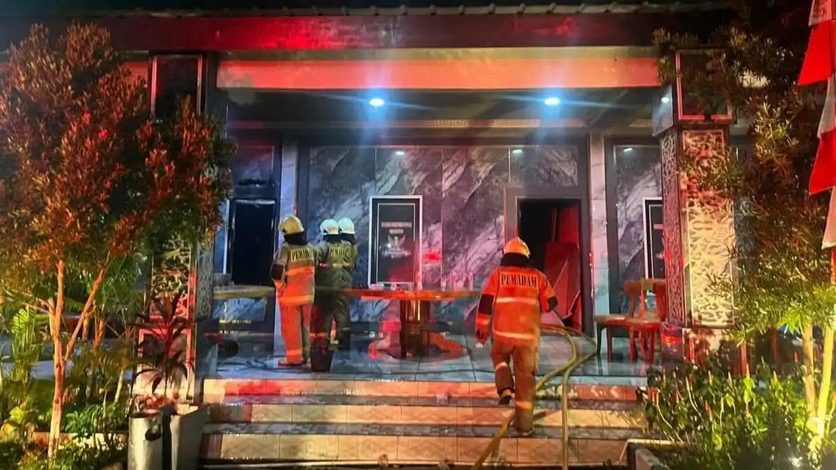 Insiden Kebakaran di Markas GRIB Jaya di Kedoya Selatan