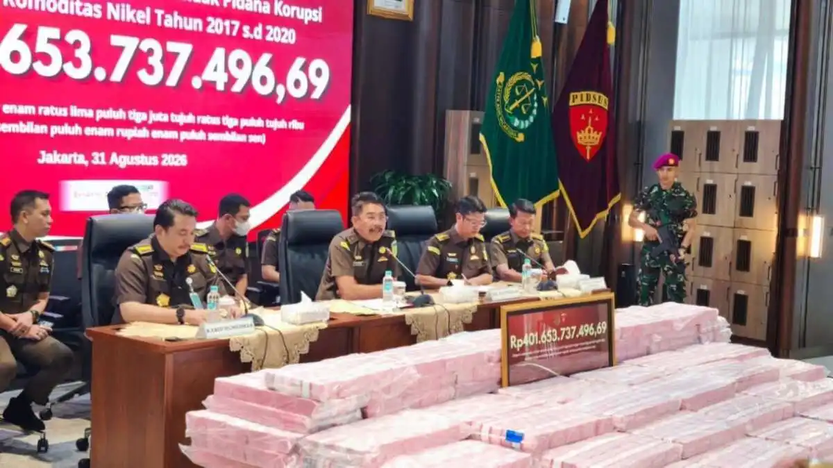 Pelaksanaan Penyerahan Uang Terkait Kasus Korupsi Nikel di Sultra