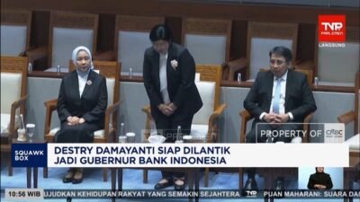 Destry Damayanti Dilantik Sebagai Gubernur Bank Indonesia Destry Damayanti Dilantik Sebagai Gubernur Bank Indonesia