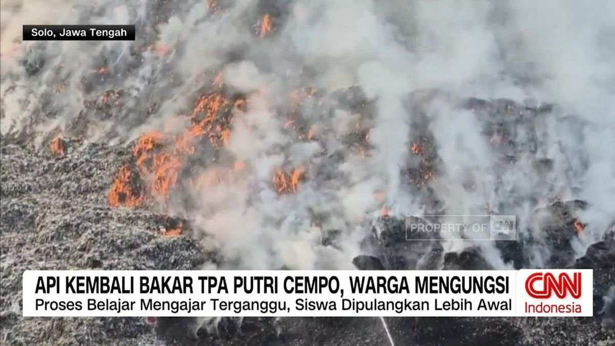 Kebakaran TPA Putri Cempo di Solo: Warga Terpaksa Mengungsi