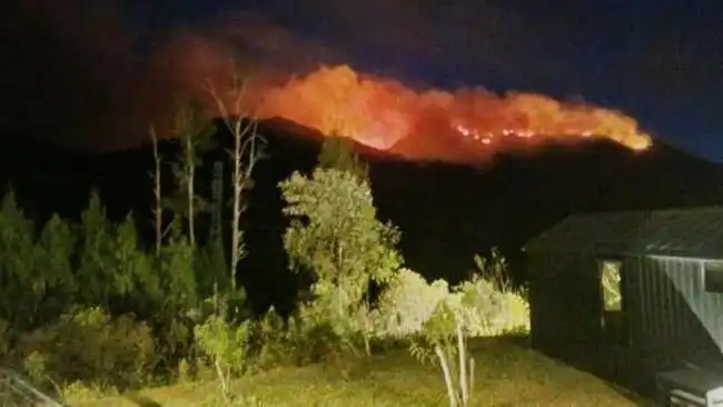 Kebakaran Hutan di Gunung Ungup-Ungup Meluas, Taman Wisata Kawah Ijen Ditutup