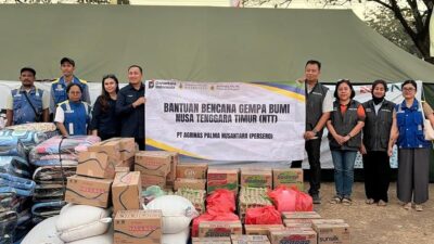 Bantuan Kemanusiaan dari Agrinas Palma untuk Korban Gempa NTT