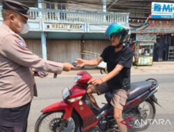 Kewaspadaan Pengendara Motor terhadap Abu Vulkanik