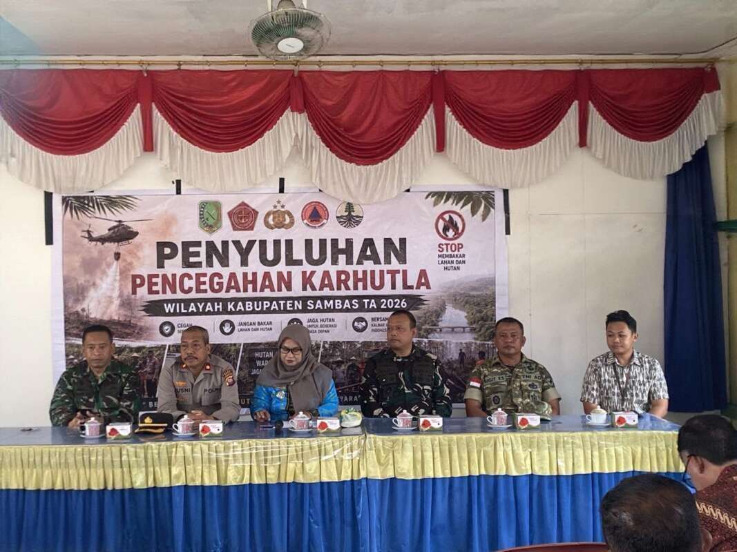 Pencegahan Karhutla di Sambas oleh Panglima TNI