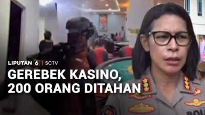 Polisi Gerebek Kasino di Batam, 200 Orang Ditahan