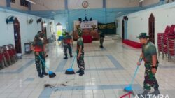 Bakti Sosial Korps Pasgat di Bekasi: Membersihkan Rumah Ibadah untuk Masyarakat