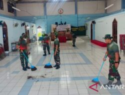 Bakti Sosial Korps Pasgat di Bekasi: Membersihkan Rumah Ibadah untuk Masyarakat