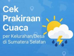 Prakiraan Cuaca Terkini di Sumatera Selatan
