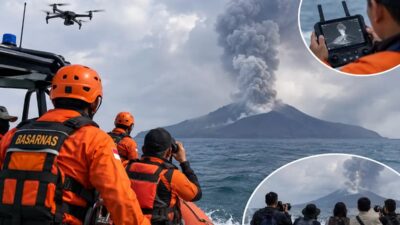 Lima Jurnalis Hilang Saat Liput Erupsi Anak Krakatau